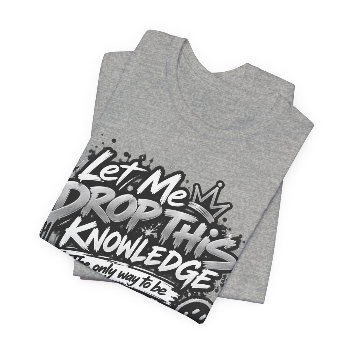 J Hunt | HAPPY Graffiti Signature Tee Silver Edition